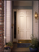 Door and Sidelite with Raised Panel Insert (PlastPro)