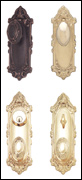 Victoria Sideplates and Knobs (Emtek)
