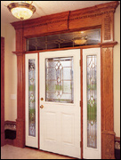 Classic-Craft Door with Sidelites and Transom (ThermaTru)